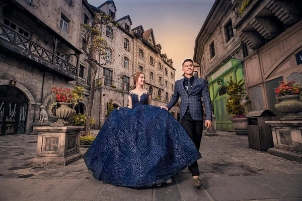Sunset at French Village Ba Na Hills