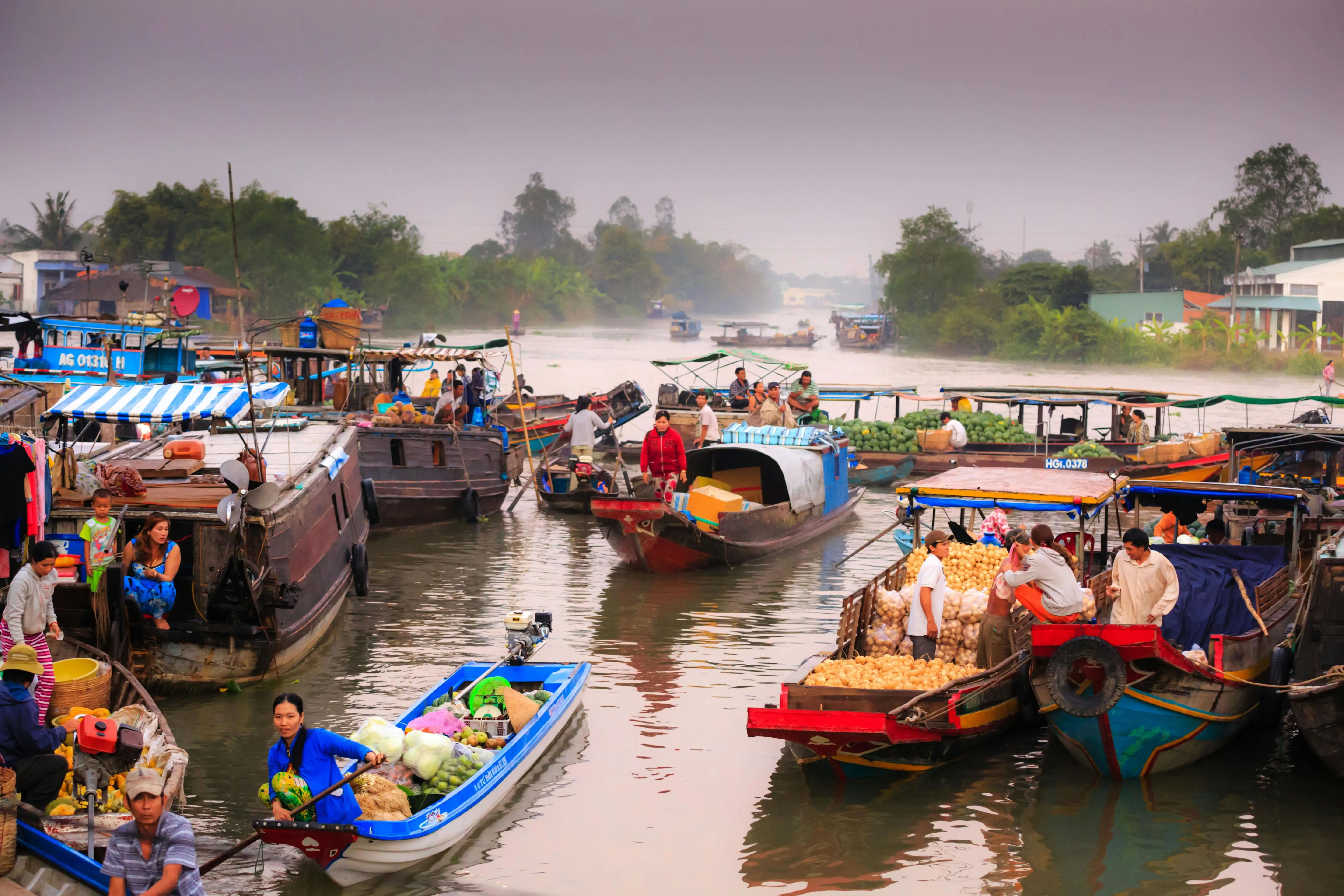 Mekong Delta Floating Market